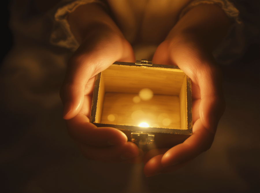 悲しみの中から見つけ出す「温かい記憶(宝箱)」